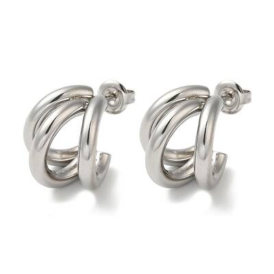 Non-Tarnish 304 Stainless Steel Stud Earrings