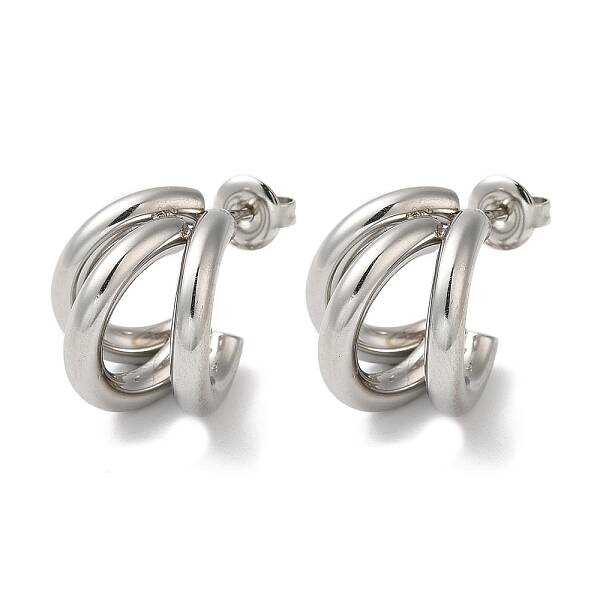 Non-Tarnish 304 Stainless Steel Stud Earrings