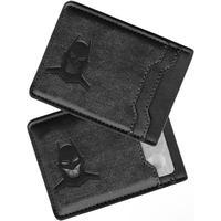 1pc Leather Bat Wallet for Men - Stylish Superhero Design, Durable Bifold Wallet with Multiple Card Slots, Cash Compartment, ...
