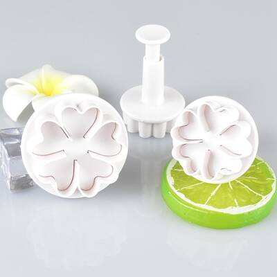 Plastic Cookie Fondant Stamper Set
