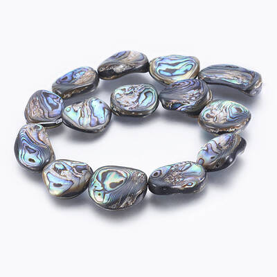 Natural Abalone Shell/Paua Shell Beads Strands