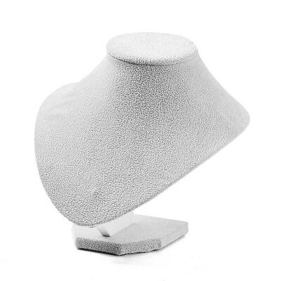 Bust Plastic Covered with Velvet Necklace Display Stands