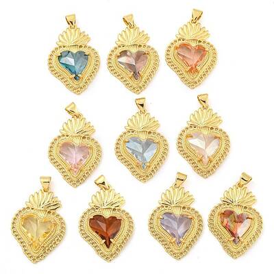Rack Plating Brass Pendants