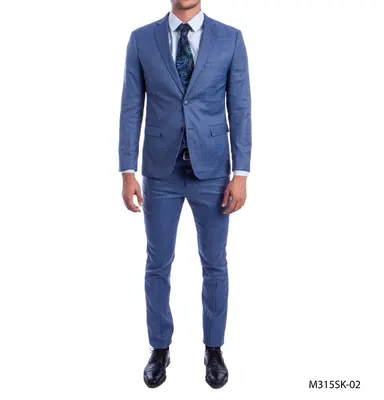 Sean Alexander Men's 3 Piece Executive Suit with Unique Vest