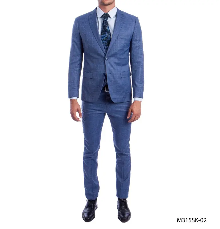 Sean Alexander Men's 3 Piece Executive Suit with Unique Vest