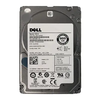 02RR9T Dell 900GB 6Gb/s SAS 10000 2.5-Inch Hard Drive