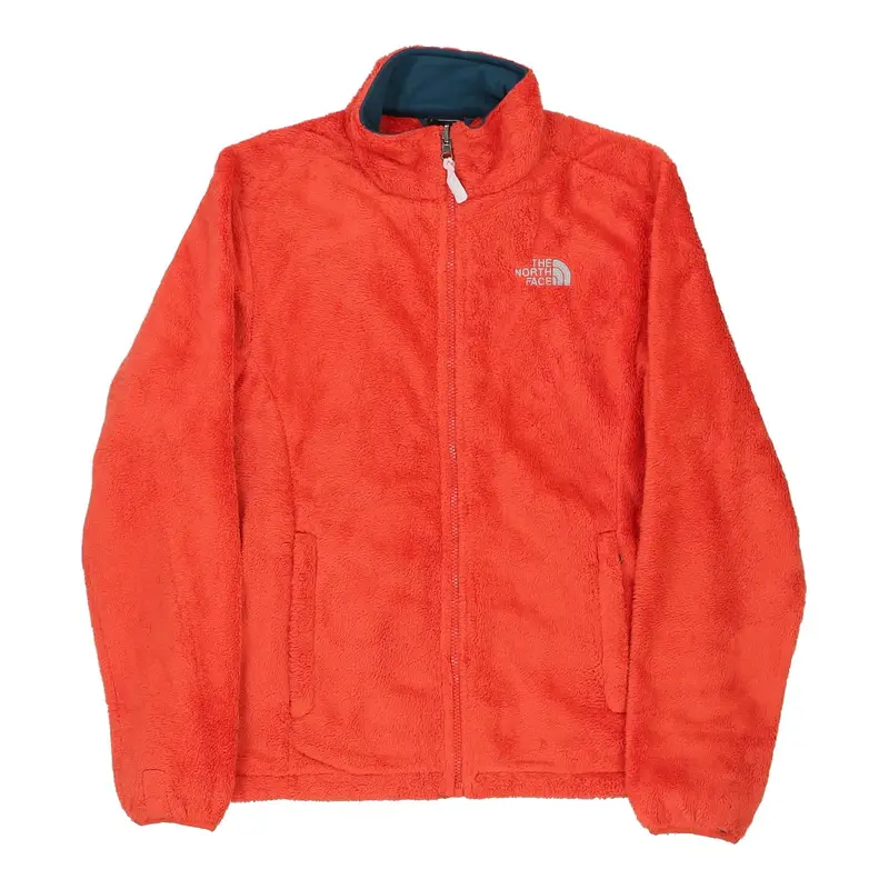 The North Face Fleece - Large Orange Polyester