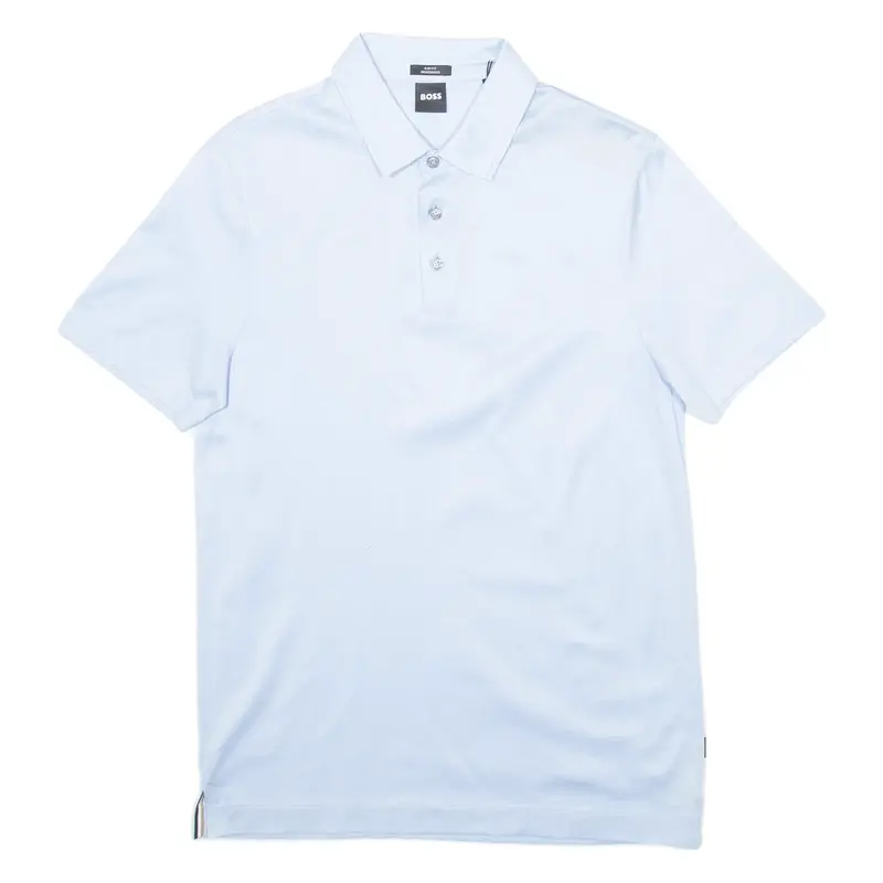 BOSS Mens Polo Shirt Blue S