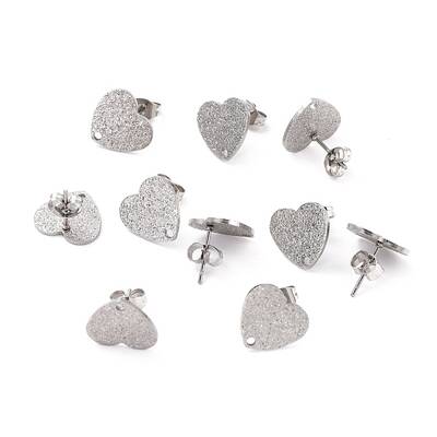 Non-Tarnish 304 Stainless Steel Stud Earring Findings