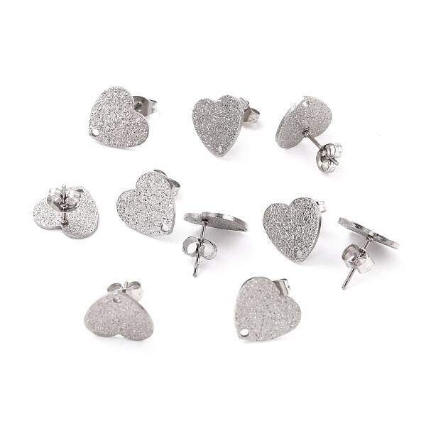 Non-Tarnish 304 Stainless Steel Stud Earring Findings