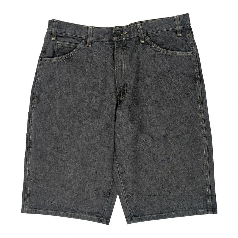 Dickies Denim Shorts - 34W 14L Dark Wash Cotton