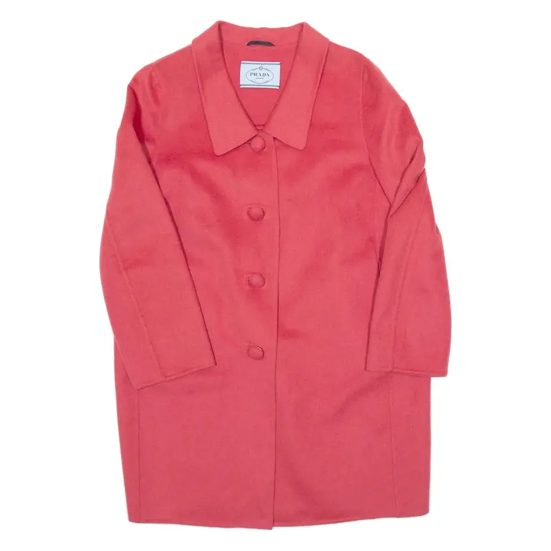 PRADA Womens Blazer Jacket Pink Wool M