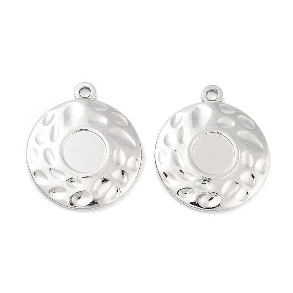Non-Tarnish 304 Stainless Steel Pendant Cabochon Settings