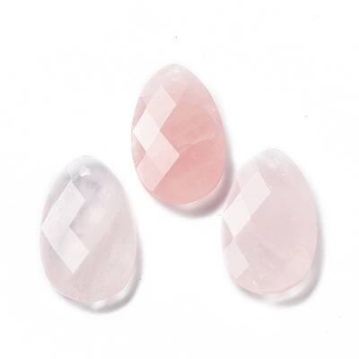 Natural Rose Quartz Pendants
