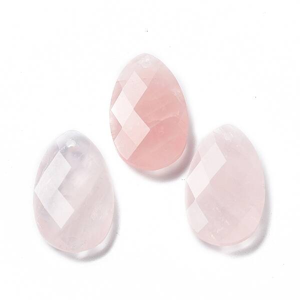 Natural Rose Quartz Pendants