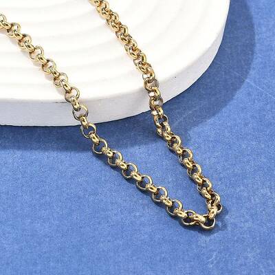 304 Stainless Steel Rolo Chain Necklaces
