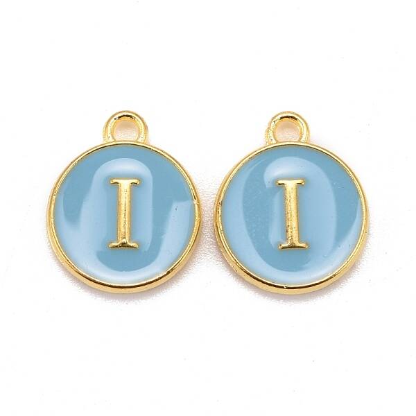 Golden Plated Alloy Enamel Charms