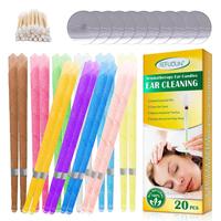 Wax Ear Candle, 20pcs/set Gentle Ear Cleaning Candle, Earwax Remover Ear Wax Remover Tool for Women & Men, Ear Care Product f...