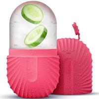 Soothing Face Ice Roller, 1 Count Reusable Manual Face Massage Tool for Home Travel, Facial Skin Care Tool for Women & Men, F...