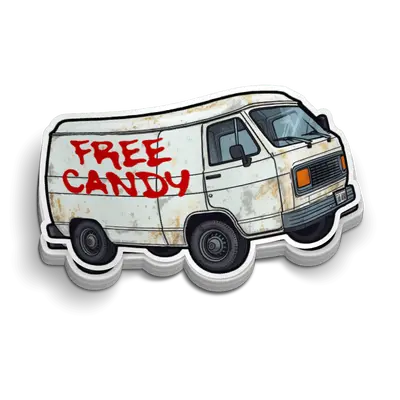 Free Candy Hard Hat Decal