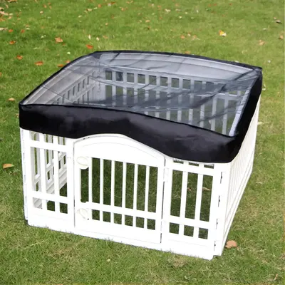 Dog Playpen Mesh Top Cover, Pet Playpen Cover, Pet Fence Cover, Dog Gaming House Cover, Pet Supplies Ideal for Indoor/outdoor...
