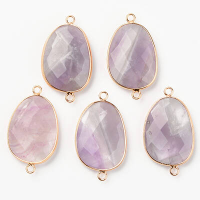 Natural Amethyst Links