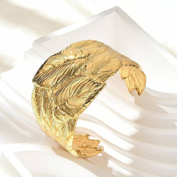 304 Stainless Steel Cuff Bangles for Women