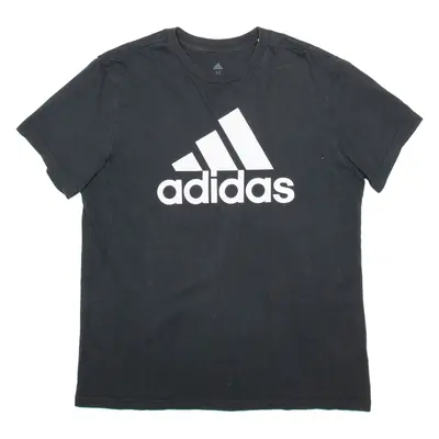 ADIDAS Mens T-Shirt Black M