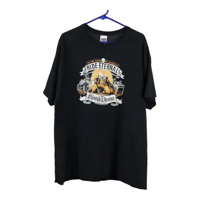Gildan T-Shirt - XL Black Cotton
