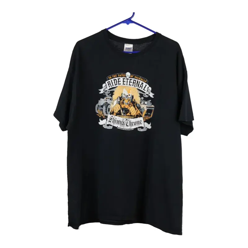 Gildan T-Shirt - XL Black Cotton