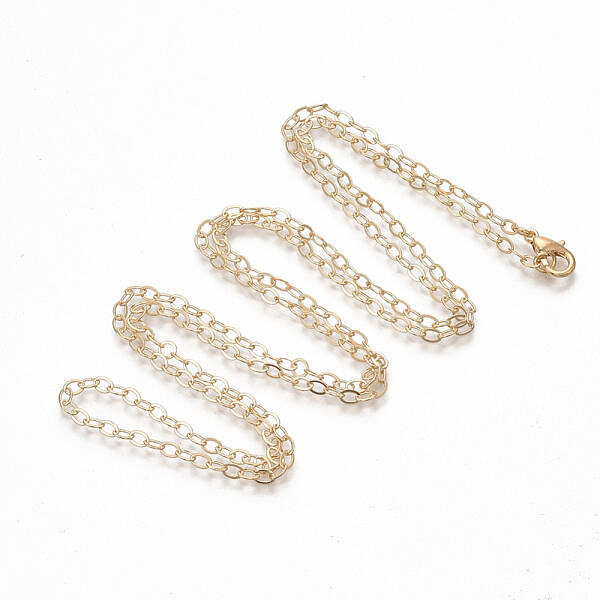 Brass Cable Chain Necklace Making