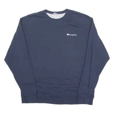 CHAMPION Mens Sweatshirt Blue XL