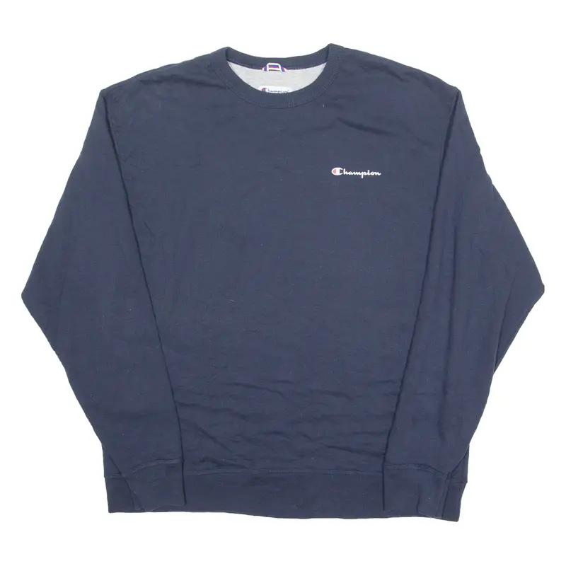 CHAMPION Mens Sweatshirt Blue XL