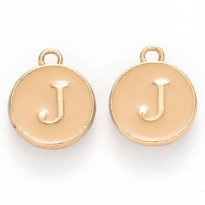 Golden Plated Alloy Enamel Charms