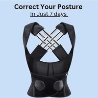 Adjustable Unisex Back Brace Posture Corrector - Full Back Support for Upper & Lower Improves Posture & Provides Lumbar Suppo...