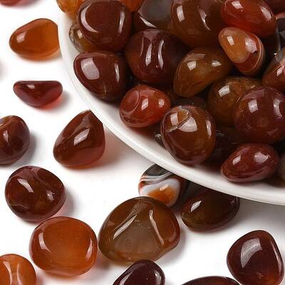 Dyed & Heated Natural Agate Beads
