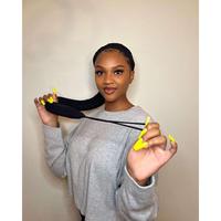 Hairweave Sleeve - Black - Lightweight, Durable, Fashionable Design Haircare Daily Heatless