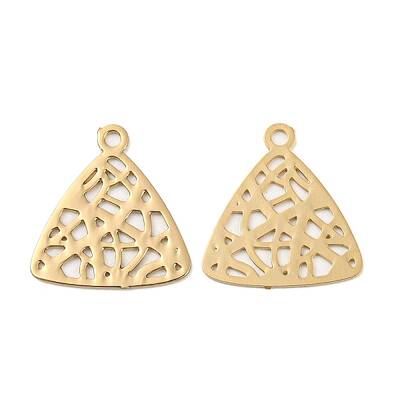 Brass Etched Metal Embellishments Charms