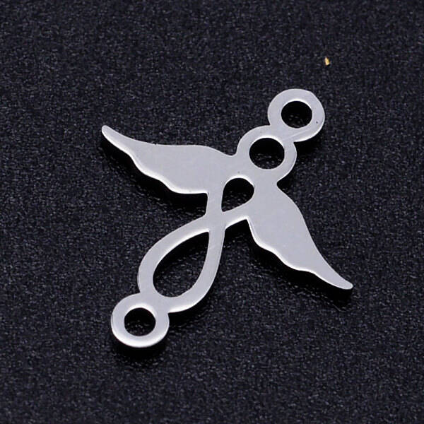 Tarnish Resistant 201 Stainless Steel 2-Loop Link Pendants