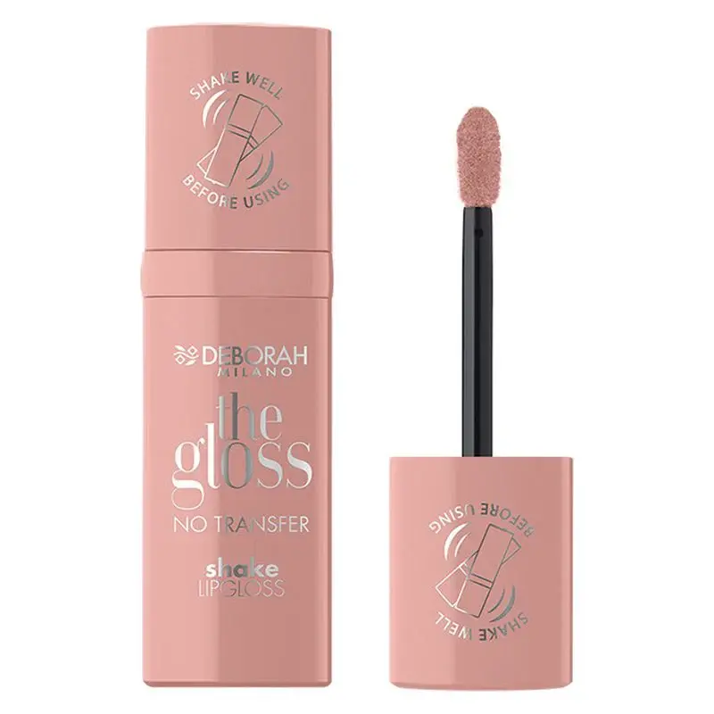 Deborah The Gloss No Transfer Shake Lipgloss 01 - Nude Look 4 Ml