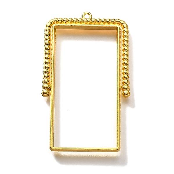 Alloy Open Back Bezel Pendants