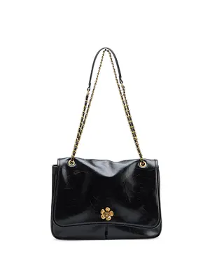 Smting golden chain flap bag with Sunflower Lock