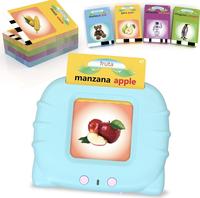 Spanish and English dual language,Toddler Toys Gifts for 1 2 3 4 5 Year Old Girls, Talking Flash Cards with 224 Sight Words, ...