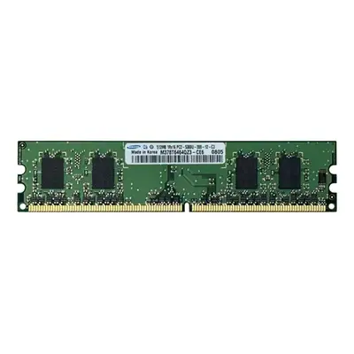 Samsung M378T6464QZ3-CE6 | 512MB DDR2-667MHz PC2-5300 Non-ECC Unbuffered UDIMM CL5 1Rx16 1.8V 240-Pin Memory Module