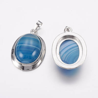 Natural Agate Pendants