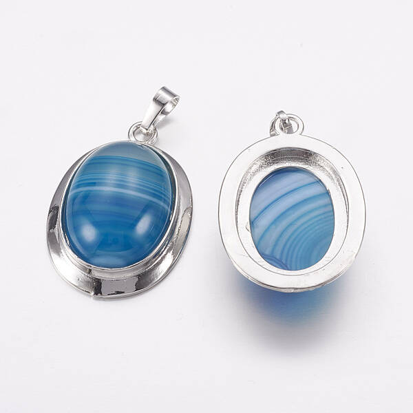 Natural Agate Pendants