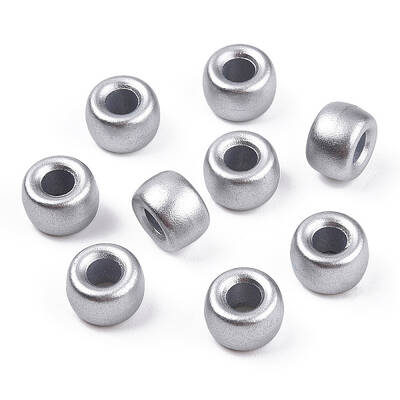 Spray Painted Plastic Beads