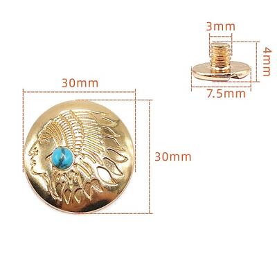 Alloy Decorative Buttons