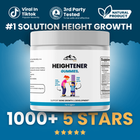 Heightener Gummies - Natural Height Growth Supplement for Kids, Teens and Adults to Increase Bone Strength and Grow Taller | ...