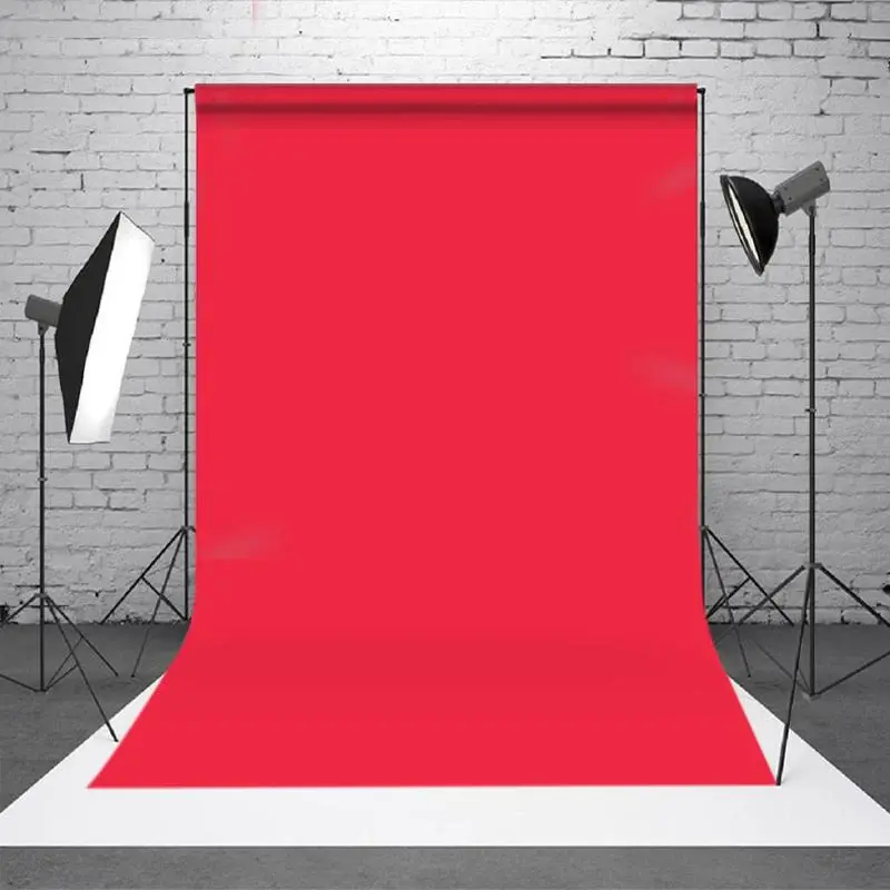 Pure Solid Red Photo Booth Backdrop For Portrait - Aperturee